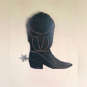 Hand Crafted/Cowboy Boot/Wall Decor